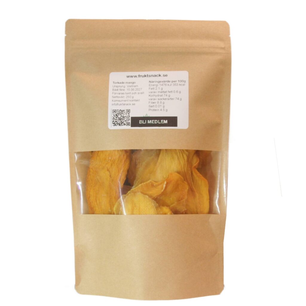 Torkad mango från Fruktsnack