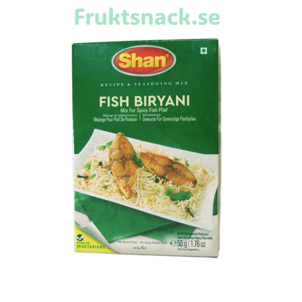 Beställa nötter online – så hittar du rätt nötter för varje tillfälle 3 Fish Biryani Shan - krydda 60 g