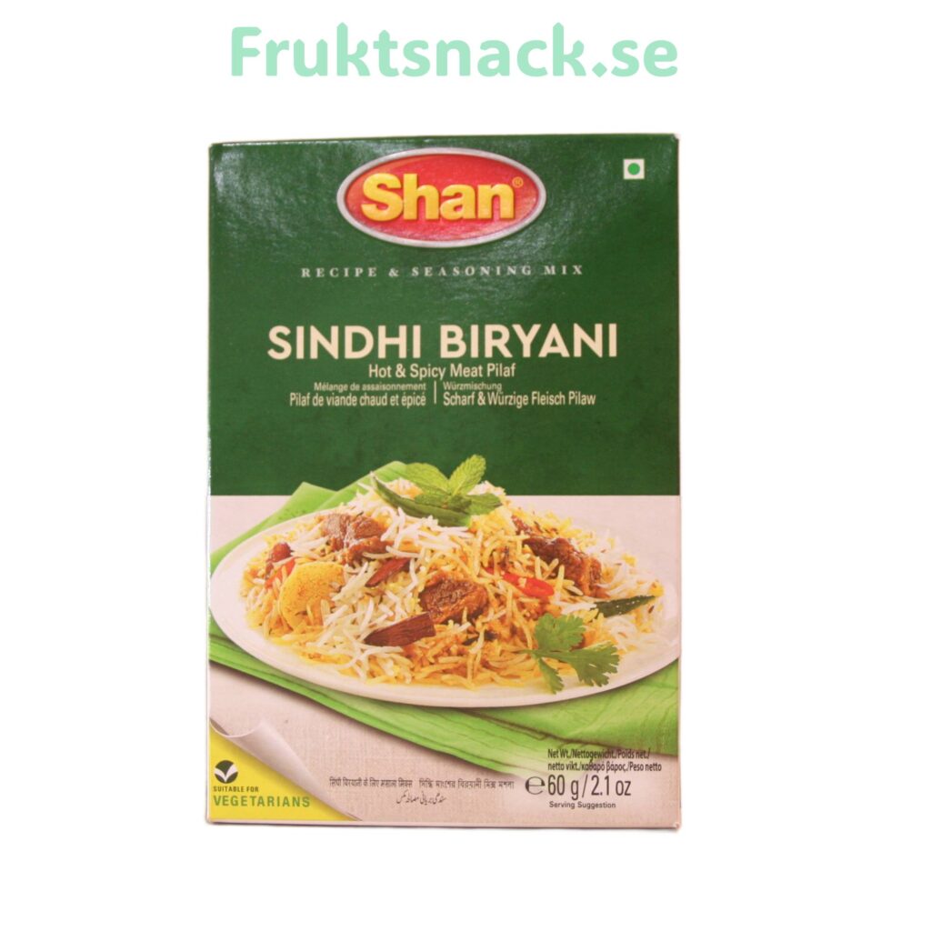 Beställa nötter online – så hittar du rätt nötter för varje tillfälle 7 Sindhi Biryani Shan – krydda 60 g