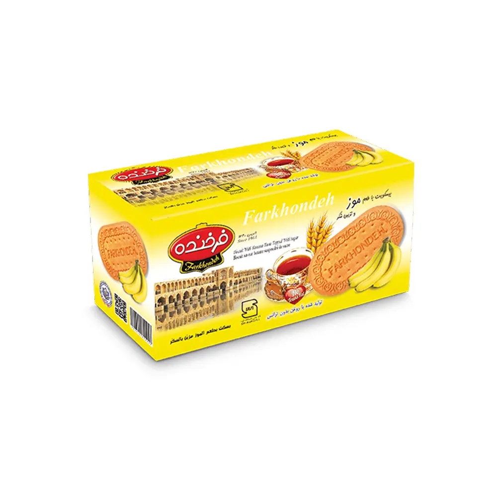 Farkhondeh Kex med Banansmak