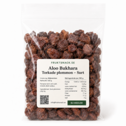 Aloo-Bukhara-sura torkad plommon i-Fruktsnack-pase