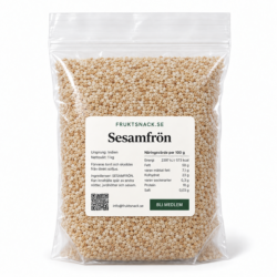 Sesamfrön oskalade fruktsnack