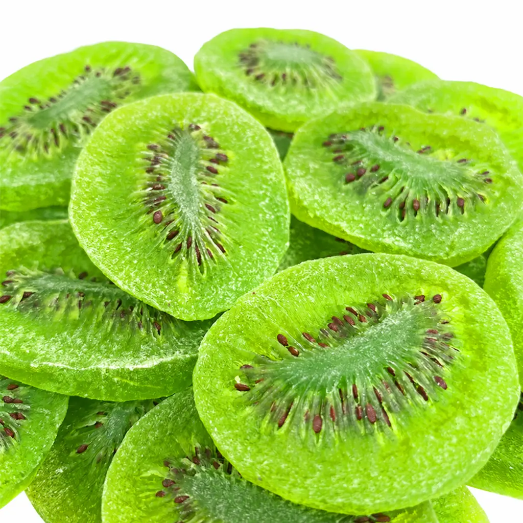 De senaste trenderna inom torkade frukter och nötter: Hälsa, smak och ökad efterfrågan 7 Torkad kiwi i skivor